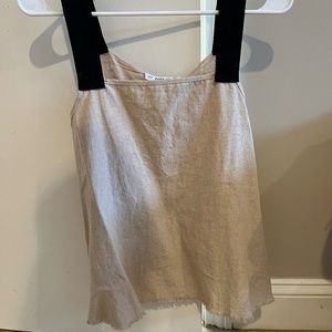 Zara wide strap crop tank